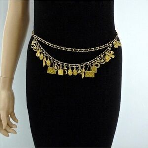 Chanel vintage lucky charm chain belt/necklace/bracelet very sought after.​